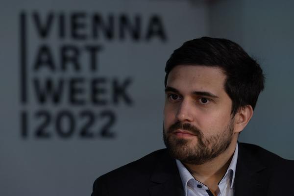 VIENNA ART WEEK Challenging Orders LINE-UP: “Data, Technology & the Arts: Challenging Orders” Clemens Apprich, Thomas Fischbacher (Discover Culture), Manu Luksch, Jutta Scheibelberger im Gespräch mit Robert Punkenhofer (VIENNA ART WEEK)(25.11.2022) Foto: eSeL.at - Lorenz Seidler Foto: eSeL Lorenz Seidler