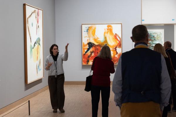 VIENNA ART WEEK / Albertina Modern: Führung "Ways of freedom – Poloock, Rothko, Lassnig" (23.11.2022) Foto: eSeL.at - Lorenz Seidler Foto: eSeL Lorenz Seidler