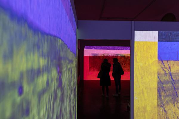 VIENNA ART WEEK / Nitsch Foundation: Synästhesieraum des O.M.Theaters (23.11.2022) Foto: eSeL.at - Lorenz Seidler Foto: eSeL Lorenz Seidler