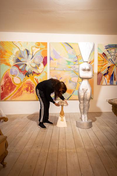 VIENNA ART WEEK 2022 - Open Studio Days : Elisabeth von Samsonow (19.11. & 20.11.2022) Foto: eSeL.at - Lorenz Seidler Foto: eSeL Lorenz Seidler
