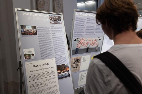 Haus der Geschichte Österreich: Was wir fordern! Minderheitenbewegungen in Österreich(25.10.2022 - 15.1.2023) Foto: eSeL.at - Lorenz Seidler Foto: eSeL Lorenz Seidler