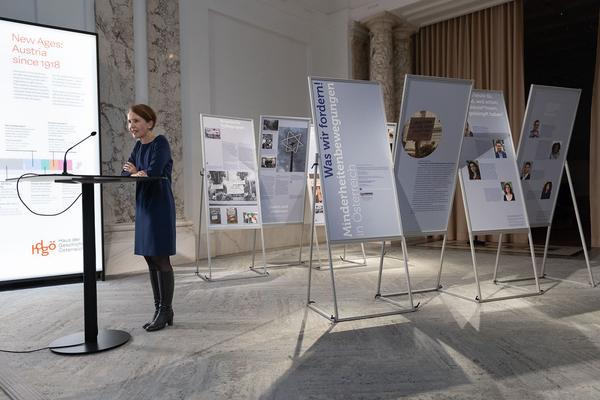 Haus der Geschichte Österreich: Was wir fordern! Minderheitenbewegungen in Österreich(25.10.2022 - 15.1.2023) Foto: eSeL.at - Lorenz Seidler Foto: eSeL Lorenz Seidler