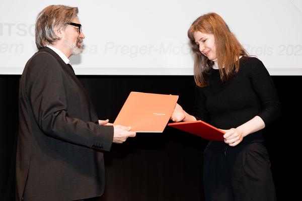 Universität für angewandte Kunst: Preisverleihung Vanessa Preger-McGillivray-Preis - Elisabeth Gritsch (3.2.2023) Foto: eSeL.at - Joanna Pianka Foto: eSeL.at - Joanna Pianka