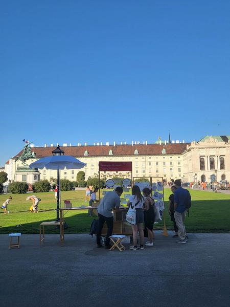 Haus der Geschichte Österreich: Bewegtes Museum -  Im Gespräch am Heldenplatz (7.9.2023) Foto: eSeL.at - Fricka Lindemann Foto: eSeL.at - Fricka "FLiege" Lindem