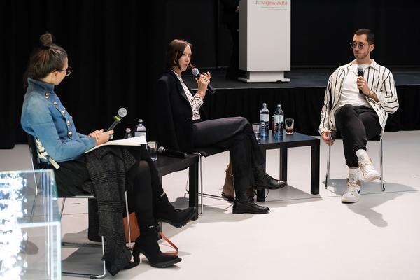 Universität für angewandte Kunst / Die Angewandte: Brigitte Kowanz. Beyond Words (Expositur Vordere Zollamtsstraße, 22.3.2023) Foto: eSeL.at - Joanna Pianka Foto: eSeL.at - Joanna Pianka