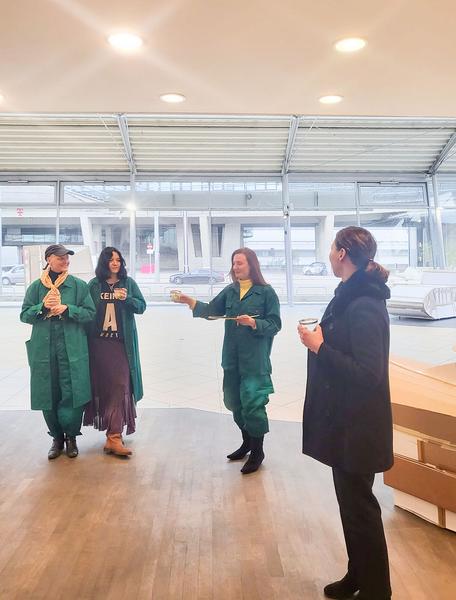 Neuer Kunstverein Wien: Charlotte Gash "Gash Station" (24.3. - 9.5.2023) Foto: eSeL.at - Fricka "FLiege" Lindemann