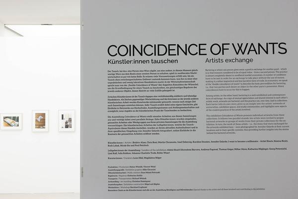 Wien Museum MUSA: Coincidence of Wants. Künstlerinnen tauschen (9.11.2023 - 17.3.2024) Foto: eSeL.at - Lorenz Seidler Foto: eSeL Lorenz Seidler