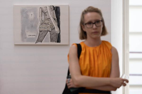 Galerie nächst St. Stephan Rosemarie Schwarzwälder: Gritli Faulhaber, Brian O’Doherty, Mia Sanchez - curated by Roman Kurzmeyer (12.9. - 14.10.2023) Foto: eSeL.at - Lorenz Seidler Foto: eSeL Lorenz Seidler