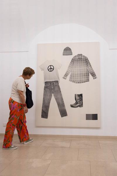 Galerie nächst St. Stephan Rosemarie Schwarzwälder: Gritli Faulhaber, Brian O’Doherty, Mia Sanchez - curated by Roman Kurzmeyer (12.9. - 14.10.2023) Foto: eSeL.at - Lorenz Seidler Foto: eSeL Lorenz Seidler