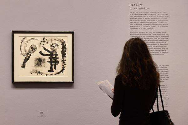 Albertina: Dürer, Munch, Miró - The great masters of printmaking (27.1. - 14.5.2023) Foto: eSeL.at - Lorenz Seidler Foto: eSeL Lorenz Seidler