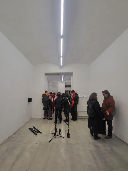 WAF galerie – kunstbuero: Don‘t worry, I‘ll play it by ear (9.2.2023) Foto: eSeL.at - Fricka Lindemann