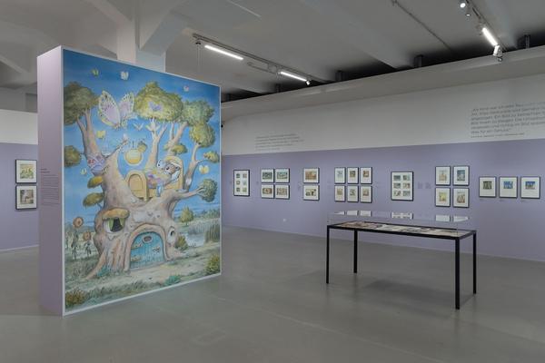 Karikaturmuseum Krems: Erwin Moser "Fantastische Geschichten" (25.3. - 30.6.2023) Foto: eSeL.at - Lorenz Seidler Foto: eSeL Lorenz Seidler