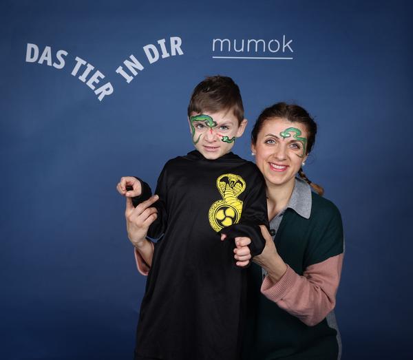 mumok: Das Tier in Dir. Fotostudio mit eSeL (19.2.2023) Foto: @eSeLat / eSeL.at - Lorenz Seidler Foto: eSeL Lorenz Seidler