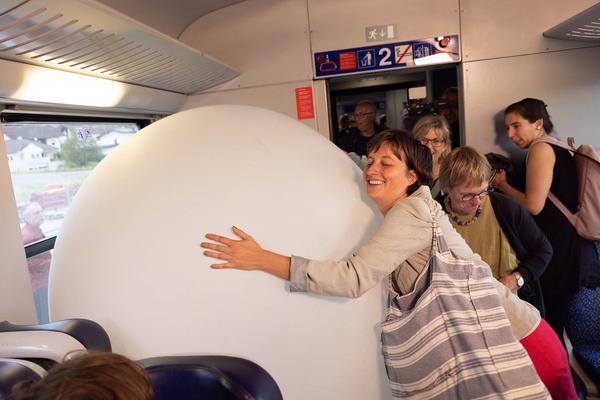 Festival der Regionen 2023: "Höchste Eisenbahn" Eröffnung FdR*ZUG (Linz > Horní Dvořiště, 23.6.2023) Foto: eSeL.at - Lorenz Seidler Foto: eSeL Lorenz Seidler