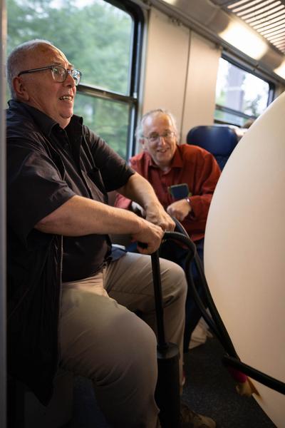 Festival der Regionen 2023: "Höchste Eisenbahn" Eröffnung FdR*ZUG (Linz > Horní Dvořiště, 23.6.2023) Foto: eSeL.at - Lorenz Seidler Foto: eSeL Lorenz Seidler
