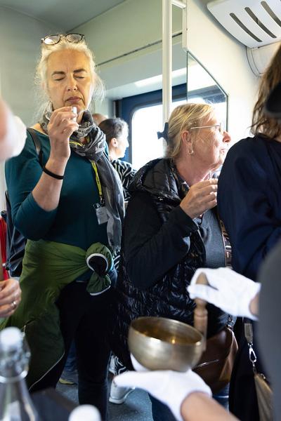 Festival der Regionen 2023: "Höchste Eisenbahn" Eröffnung FdR*ZUG (Linz > Horní Dvořiště, 23.6.2023) Foto: eSeL.at - Lorenz Seidler Foto: eSeL Lorenz Seidler
