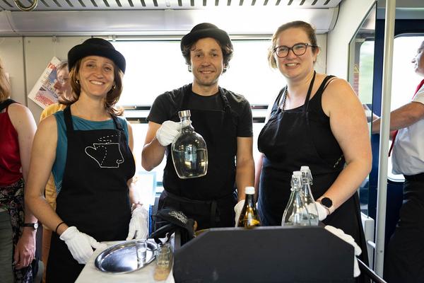 Festival der Regionen 2023: "Höchste Eisenbahn" Eröffnung FdR*ZUG (Linz > Horní Dvořiště, 23.6.2023) Foto: eSeL.at - Lorenz Seidler Foto: eSeL Lorenz Seidler