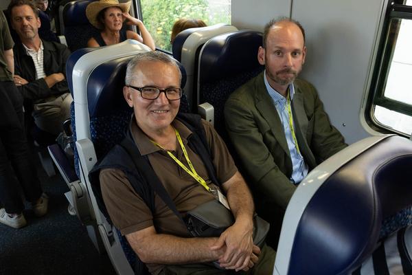 Festival der Regionen 2023: "Höchste Eisenbahn" Eröffnung FdR*ZUG (Linz > Horní Dvořiště, 23.6.2023) Foto: eSeL.at - Lorenz Seidler Foto: eSeL Lorenz Seidler