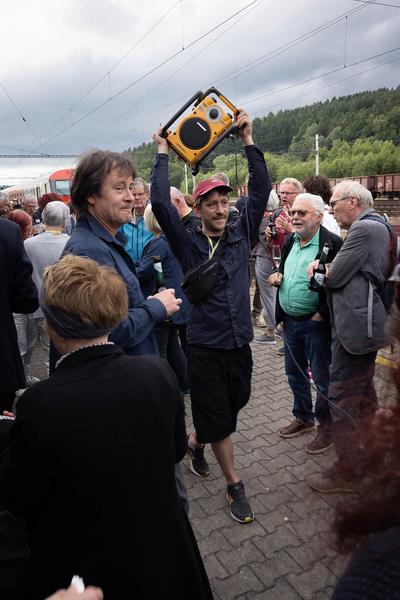 Festival der Regionen 2023: "Höchste Eisenbahn" Eröffnung (Horní Dvořiště, 23.6.2023) Foto: eSeL.at - Lorenz Seidler Foto: eSeL Lorenz Seidler