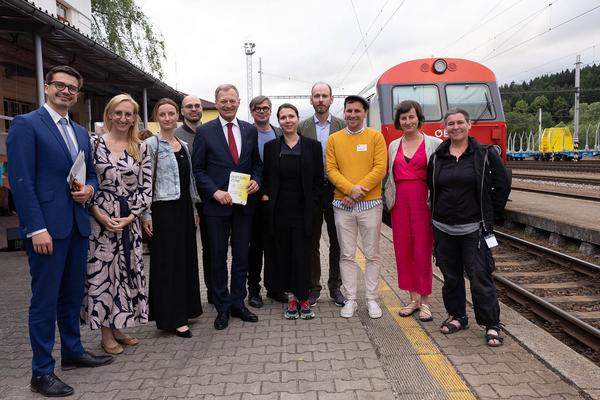 Festival der Regionen 2023: "Höchste Eisenbahn" Eröffnung (Horní Dvořiště, 23.6.2023) Foto: eSeL.at - Lorenz Seidler Foto: eSeL Lorenz Seidler