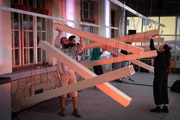 Festival der Regionen 2023: Tangible Music Lab @ "Höchste Eisenbahn" Eröffnung (Horní Dvořiště, 23.6.2023) Foto: eSeL.at - Lorenz Seidler Foto: eSeL Lorenz Seidler