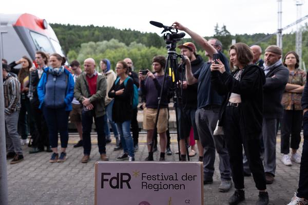 Festival der Regionen 2023: "Höchste Eisenbahn" Eröffnung (Horní Dvořiště, 23.6.2023) Foto: eSeL.at - Lorenz Seidler Foto: eSeL Lorenz Seidler