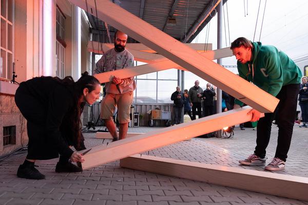 Festival der Regionen 2023: Tangible Music Lab @ "Höchste Eisenbahn" Eröffnung (Horní Dvořiště, 23.6.2023) Foto: eSeL.at - Lorenz Seidler Foto: eSeL Lorenz Seidler