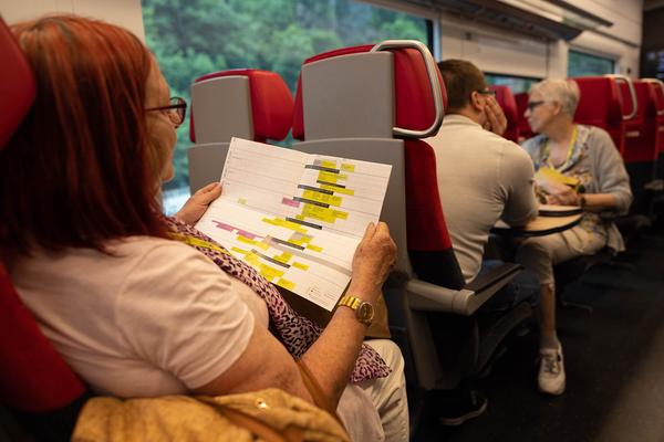 Festival der Regionen 2023: "Höchste Eisenbahn" Eröffnung (Fahrt Linz > Steyregg, 23.6..2023) Foto: eSeL.at - Lorenz Seidler Foto: eSeL Lorenz Seidler