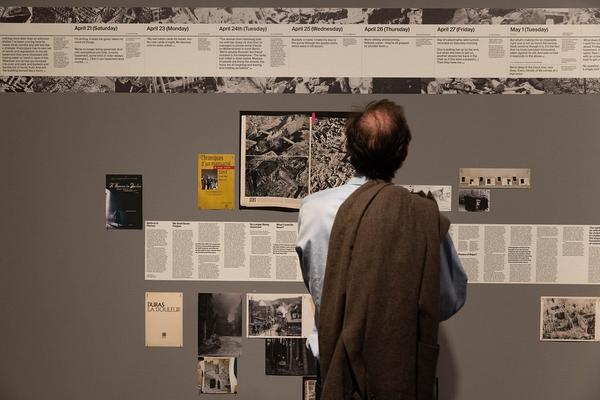 FOTO WIEN: Crossing Lines. Politics of images (MQ, 1.6.2023) Foto: eSeL.at - Lorenz Seidler Foto: eSeL Lorenz Seidler
