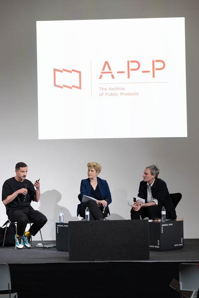 FOTO WIEN: Opening Days: Politics of Images: Panel "Zirkulation" (MQ, 2.6.2023) Foto: eSeL.at - Lorenz Seidler Foto: eSeL Lorenz Seidler