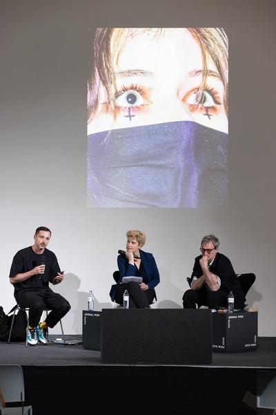 FOTO WIEN: Opening Days: Politics of Images: Panel "Zirkulation" (MQ, 2.6.2023) Foto: eSeL.at - Lorenz Seidler Foto: eSeL Lorenz Seidler