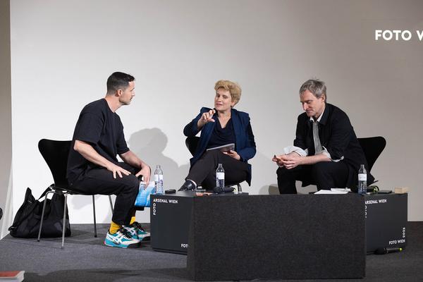 FOTO WIEN: Opening Days: Politics of Images: Panel "Zirkulation" (MQ, 2.6.2023) Foto: eSeL.at - Lorenz Seidler Foto: eSeL Lorenz Seidler