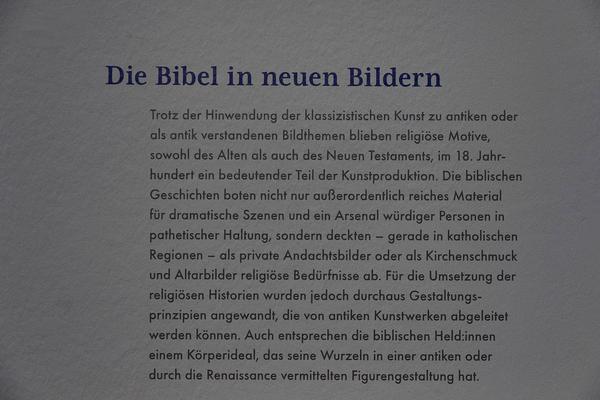 Albertina: Götter, Helden und Verräter. Das Historienbild um 1800
(2.6. - 3.9.2023) Foto: eSeL.at - Lorenz Seidler Foto: eSeL Lorenz Seidler