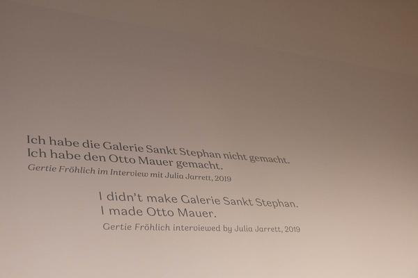MAK: Gertie Fröhlich: Schattenpionierin (13.9.2023 — 3.3.2024) Foto: eSeL.at - Lorenz Seidler Foto: eSeL Lorenz Seidler
