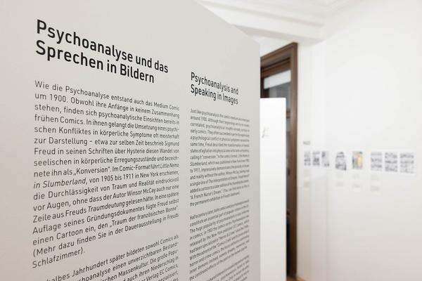 Sigmund Freud Museum: Gewalt erzählen. Eine Comic-Ausstellung (19.10.2023 - 8.4.2024) Foto: eSeL.at - Lorenz Seidler Foto: eSeL Lorenz Seidler