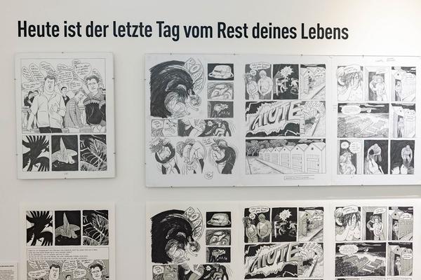 Sigmund Freud Museum: Gewalt erzählen. Eine Comic-Ausstellung (19.10.2023 - 8.4.2024) Foto: eSeL.at - Lorenz Seidler Foto: eSeL Lorenz Seidler