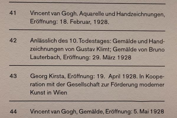 Galerie nächst St. Stephan: Grünangergasse 1 - Otto Kallir und die Neue Galerie in zeithistorischen Dokumenten 1923–1954 (10.11.2023 - 20.1.2024) Foto: eSeL.at - Lorenz Seidler Foto: eSeL Lorenz Seidler