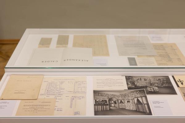 Galerie nächst St. Stephan: Grünangergasse 1 - Otto Kallir und die Neue Galerie in zeithistorischen Dokumenten 1923–1954 (10.11.2023 - 20.1.2024) Foto: eSeL.at - Lorenz Seidler Foto: eSeL Lorenz Seidler
