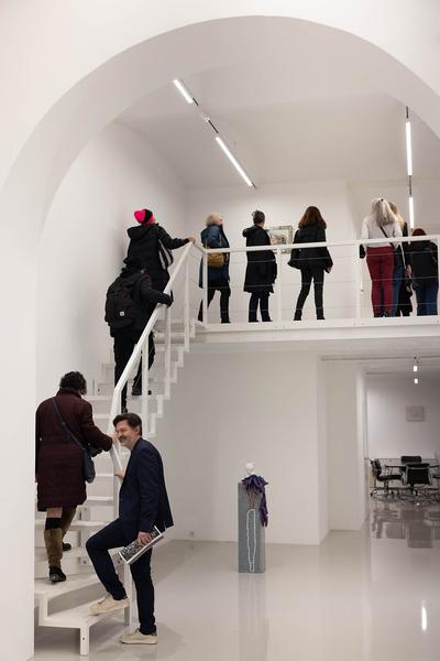 VIENNA ART WEEK Gallery Tour / Galerie Gregor Podnar: Helen Verhoeven "Humans" (8.11. - 22.12.2023)  Foto: eSeL.at - Lorenz Seidler Foto: eSeL Lorenz Seidler