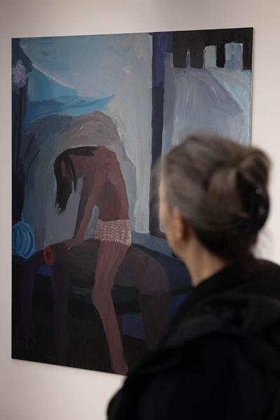 VIENNA ART WEEK Gallery Tour / Galerie Gregor Podnar: Helen Verhoeven "Humans" (8.11. - 22.12.2023)  Foto: eSeL.at - Lorenz Seidler Foto: eSeL Lorenz Seidler