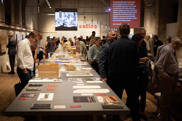 Architekturzentrum Wien: Hollein Calling. Architektonische Dialoge (Eröffnung, 20.9.2023 - 12.2.2024) Foto: eSeL.at - Lorenz Seidler Foto: eSeL Lorenz Seidler