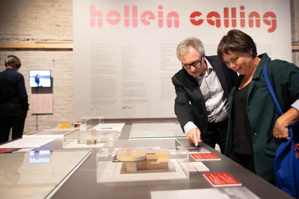 Architekturzentrum Wien: Hollein Calling. Architektonische Dialoge (Eröffnung, 20.9.2023 - 12.2.2024) Foto: eSeL.at - Lorenz Seidler Foto: eSeL Lorenz Seidler