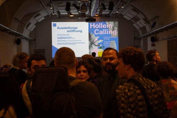 Architekturzentrum Wien: Hollein Calling. Architektonische Dialoge (Eröffnung, 20.9.2023 - 12.2.2024) Foto: eSeL.at - Lorenz Seidler Foto: eSeL Lorenz Seidler