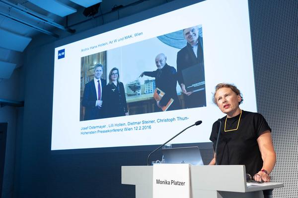Architekturzentrum Wien: Hollein Calling. Architektonische Dialoge (Eröffnung, 20.9.2023 - 12.2.2024) Foto: eSeL.at - Lorenz Seidler Foto: eSeL Lorenz Seidler
