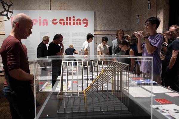 Architekturzentrum Wien: Hollein Calling. Architektonische Dialoge (Eröffnung, 20.9.2023 - 12.2.2024) Foto: eSeL.at - Lorenz Seidler Foto: eSeL Lorenz Seidler