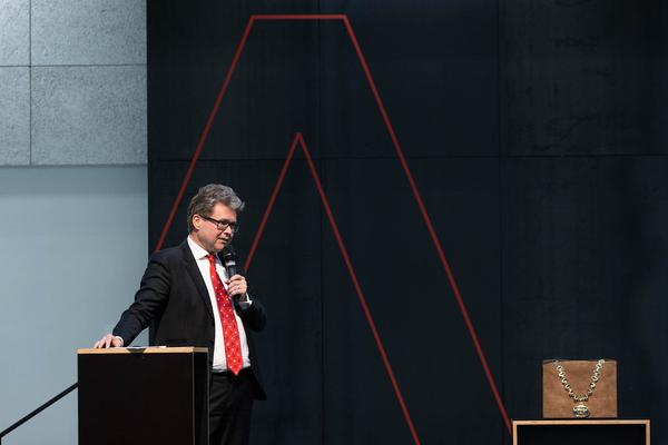 Universität für Angewandte Kunst: Inauguration Rektorin Petra Schaper Rinkel (2.10.2023) Foto: eSeL.at - Lorenz Seidler Foto: eSeL Lorenz Seidler