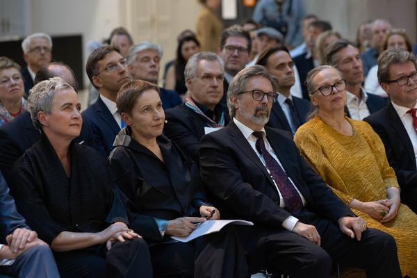 Universität für Angewandte Kunst: Inauguration Rektorin Petra Schaper Rinkel (2.10.2023) Foto: eSeL.at - Lorenz Seidler Foto: eSeL Lorenz Seidler