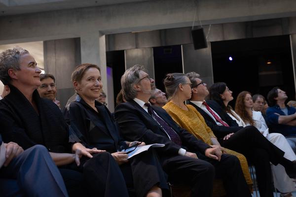 Universität für Angewandte Kunst: Inauguration Rektorin Petra Schaper Rinkel (2.10.2023) Foto: eSeL.at - Lorenz Seidler Foto: eSeL Lorenz Seidler