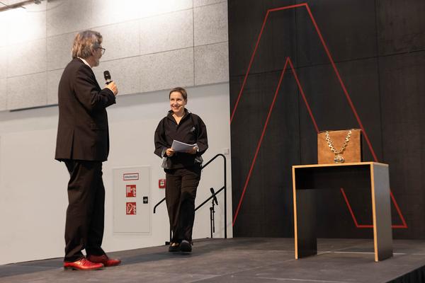 Universität für Angewandte Kunst: Inauguration Rektorin Petra Schaper Rinkel (2.10.2023) Foto: eSeL.at - Lorenz Seidler Foto: eSeL Lorenz Seidler