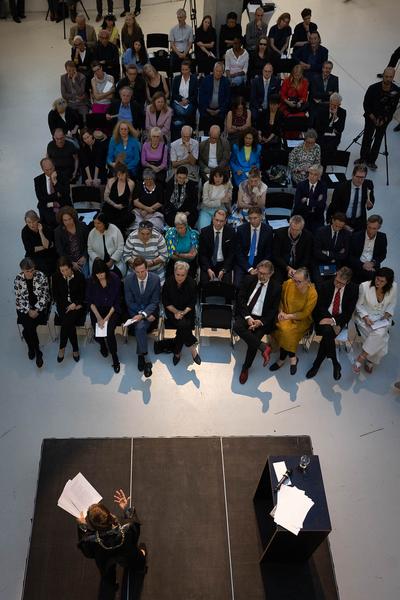 Universität für Angewandte Kunst: Inauguration Rektorin Petra Schaper Rinkel (2.10.2023) Foto: eSeL.at - Lorenz Seidler Foto: eSeL Lorenz Seidler